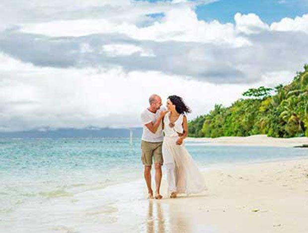 Maldives vs Seychelles Beach-couple-Maldives