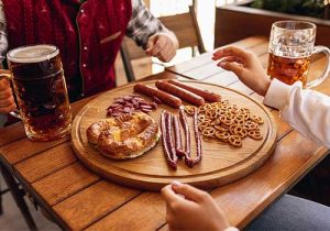 Oktoberfest food & beer