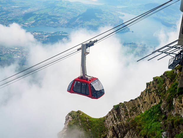 Swiss Gems - cable car to Mt Pilatus