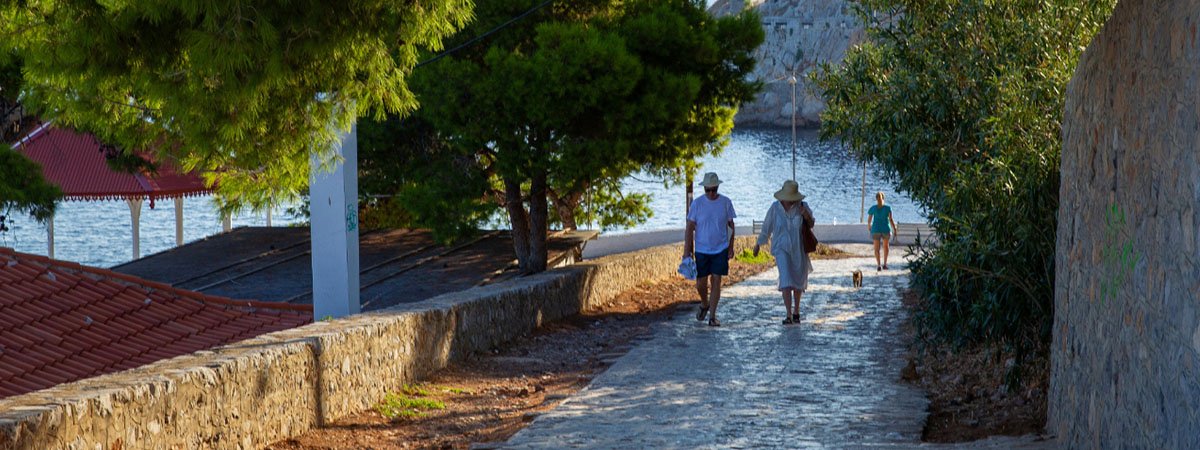 Hydra Island Tourist Shady walk