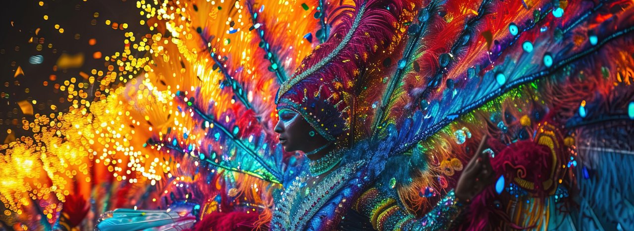 Rio de Janeiro Carnival participant