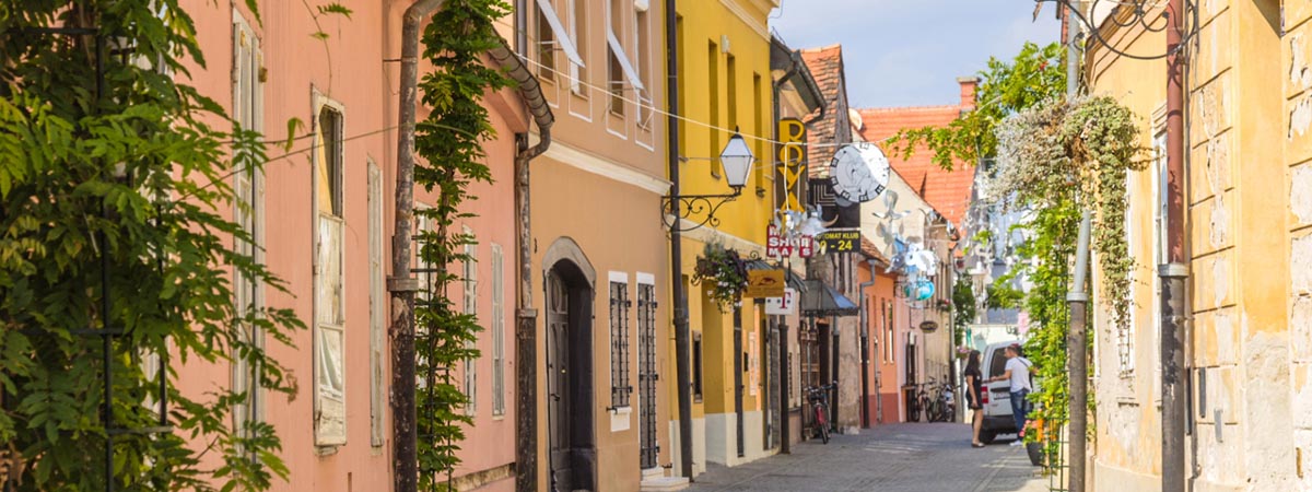 Croatia Haunted Castles- Varaždin street scape
