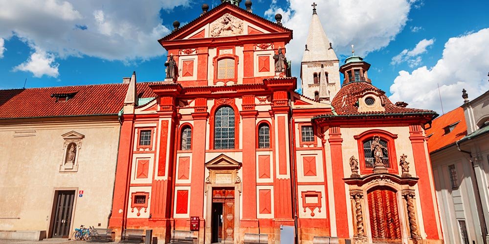Five churches: St. George's Basilica, Prague