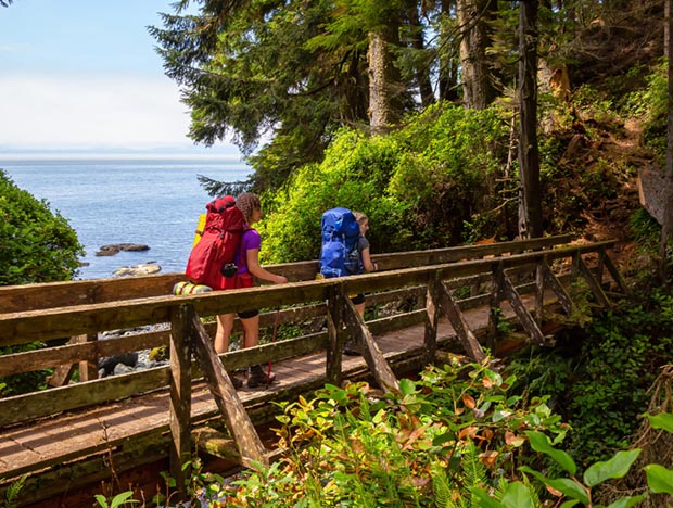 Vancouver Island attractions - Port Renfrew hikers