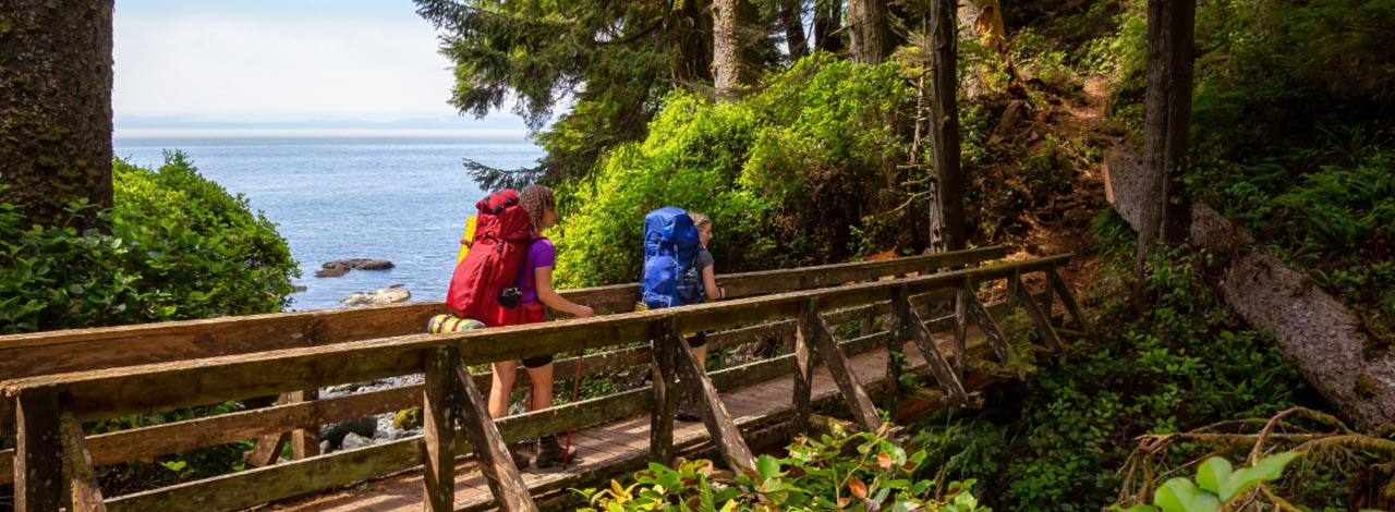 Vancouver Island attractions - Port Renfrew hikers