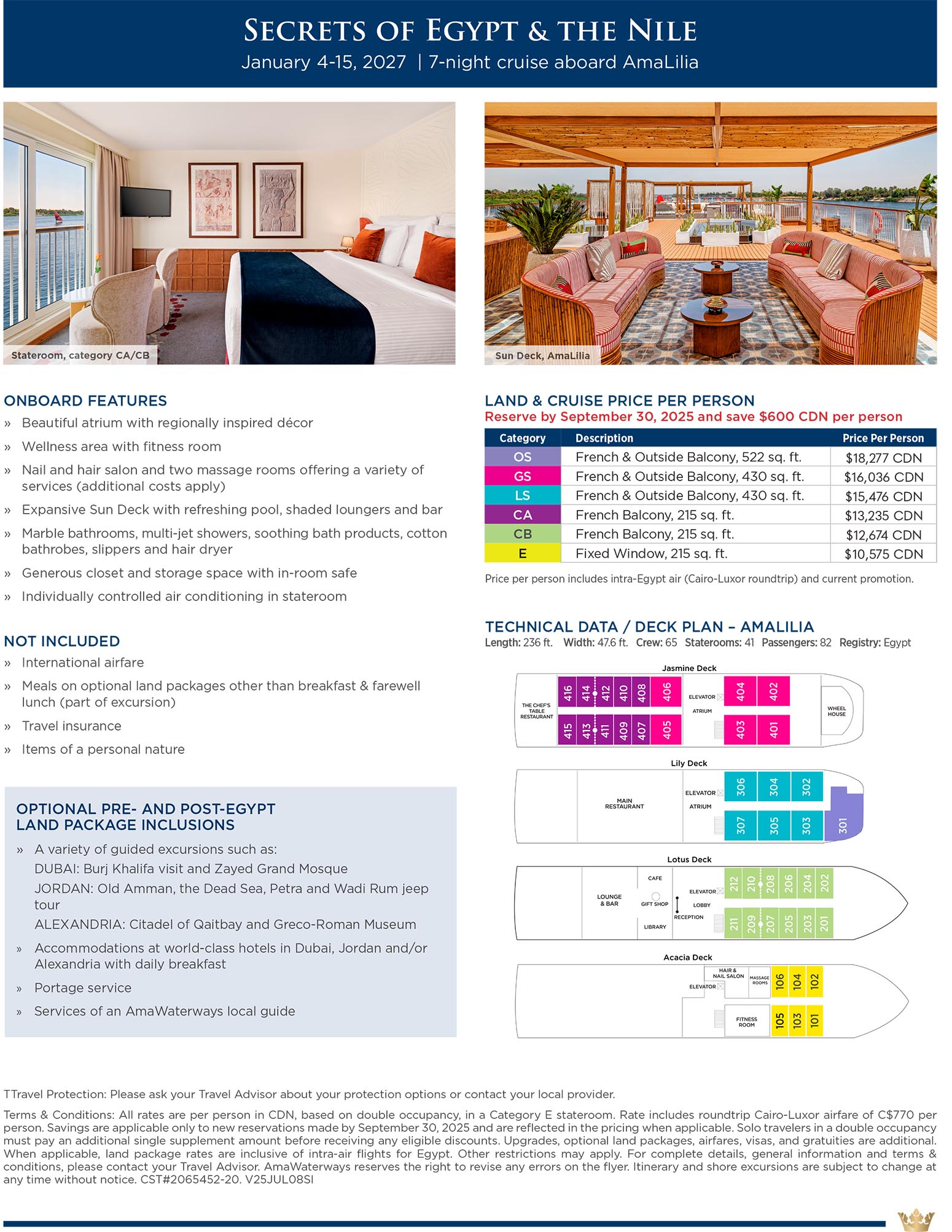 AmaWaterways Secrets of the Nile Jan 2027 - Page 2