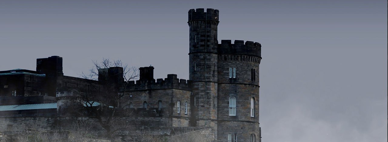 Haunted Edinburgh - Castle hotel, Clayton Hill, in fog