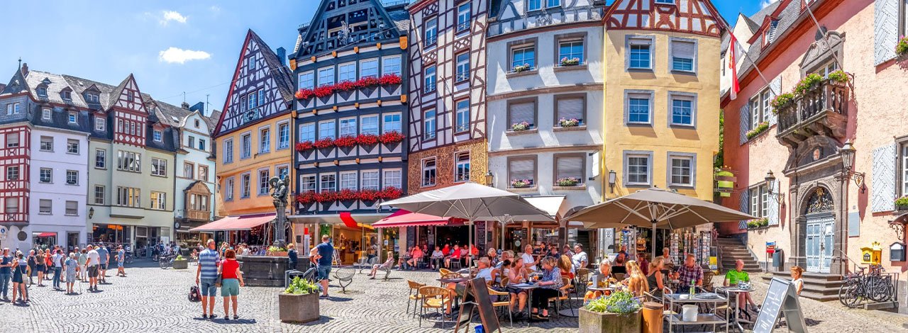 Moselle River - Cochem on market day